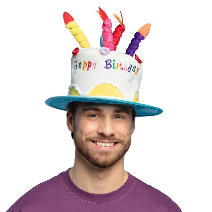Cream cake hat colorful Happy Birthday
