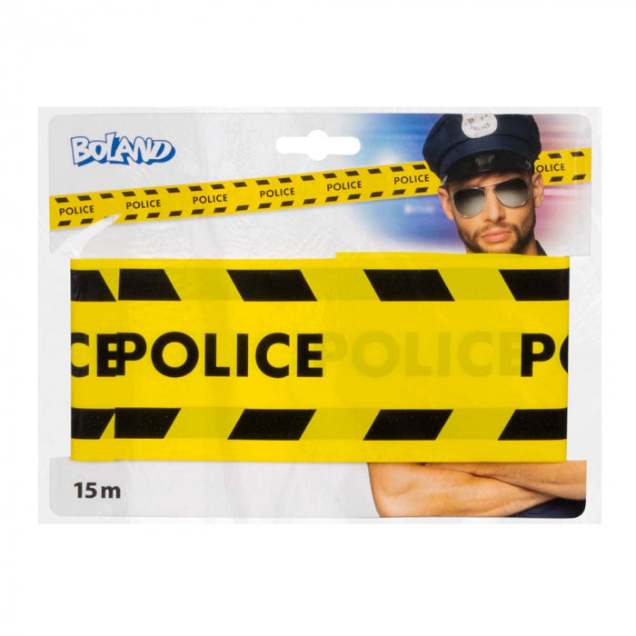 ბარიერის ლენტი "POLICE" 15მ X 7,5 სმ