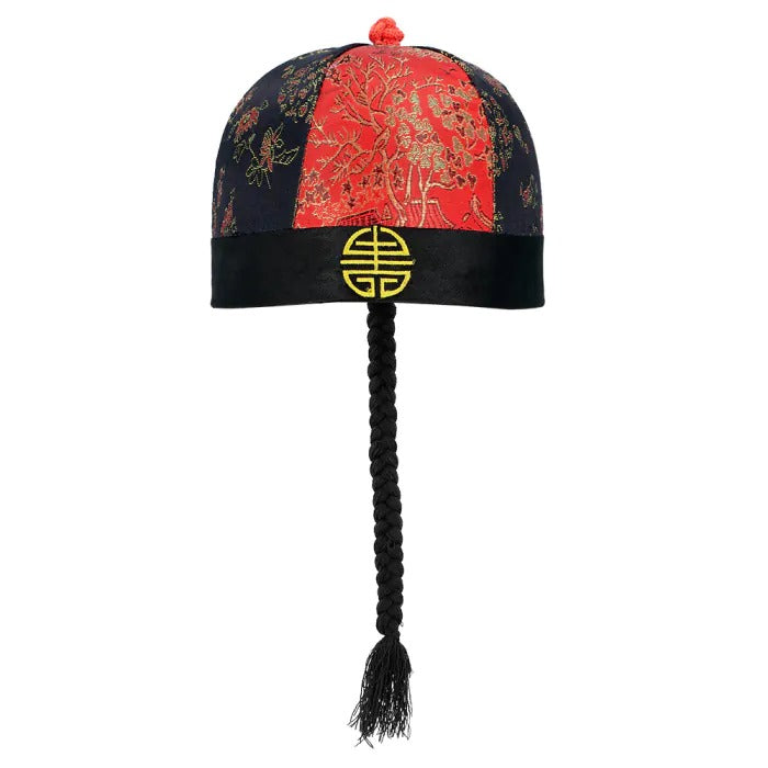 Chinese hat with mandarin hair