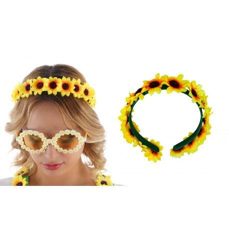 აბადოკი მზესუმზირის ყვავილებით