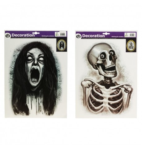 ჰელოუინის ფანჯრის დეკორაცია 2ც 29CM X 40CM