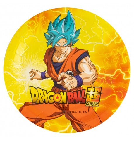 Paper plate DRAGON BALL 8pcs 23cm