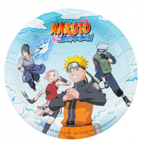Paper plate NARUTO 8pcs 23cm