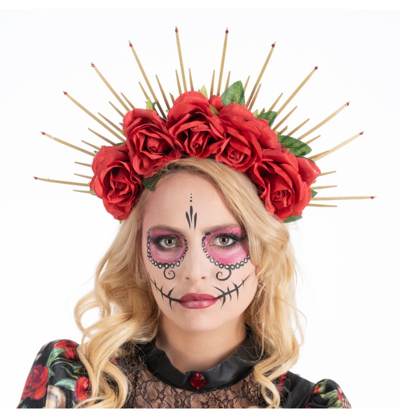 აბადოკი ყვავილებით day of the dead