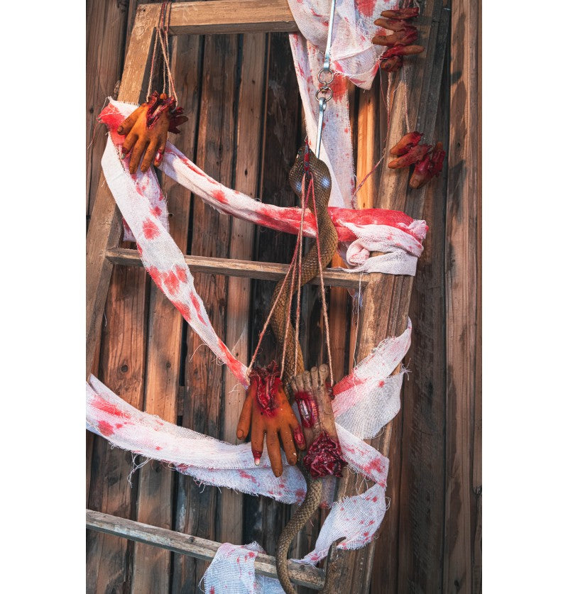 Halloween decoration bloody gauze cloth