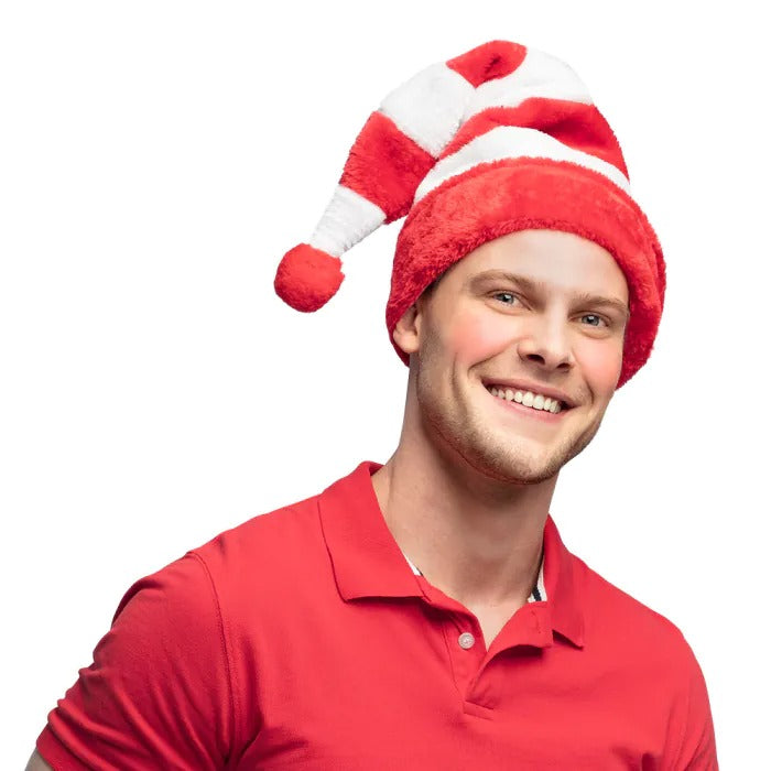 Santa's hat with stripes