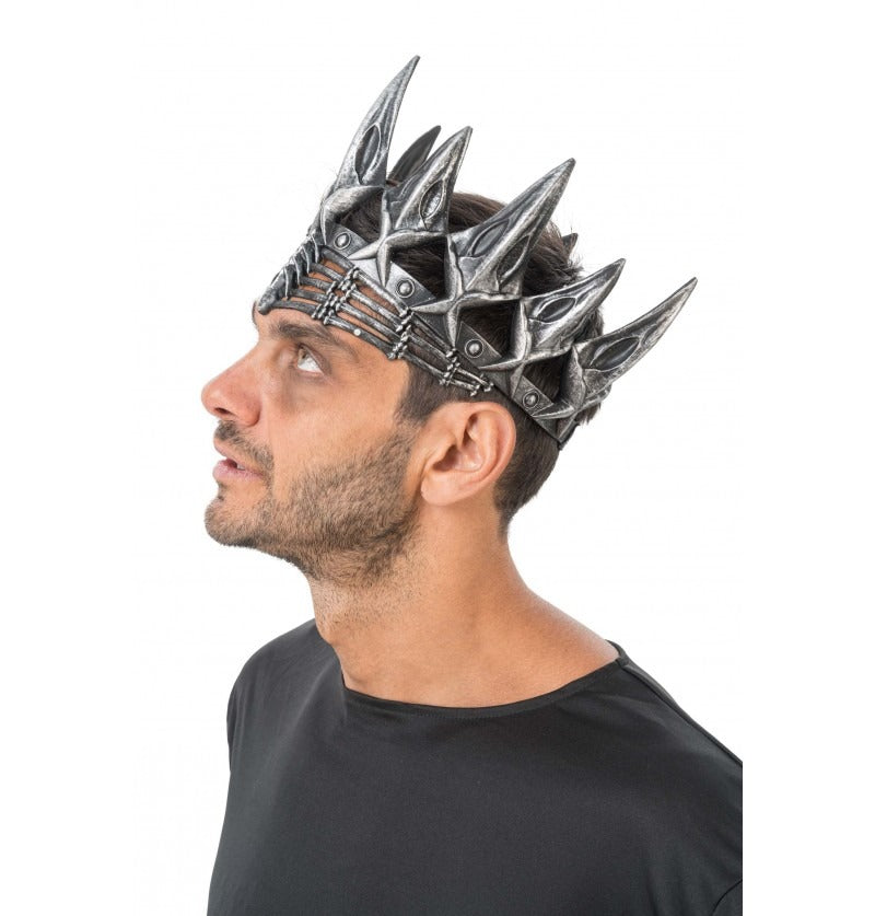 ვერცხლისფერი გვირგვინი 58CM X 1.5CM X 18CM