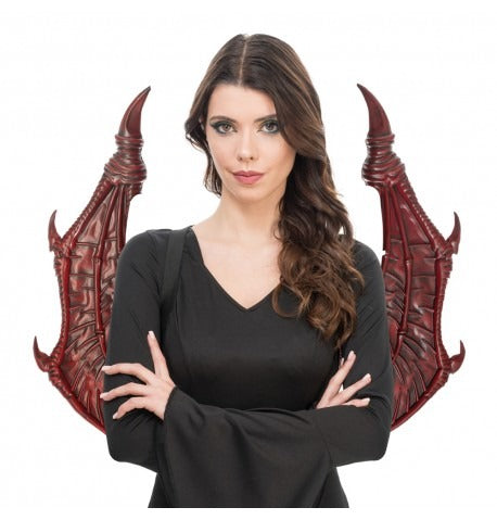 დემონის წითელი ფრთები 74CM X 62CM X 3CM