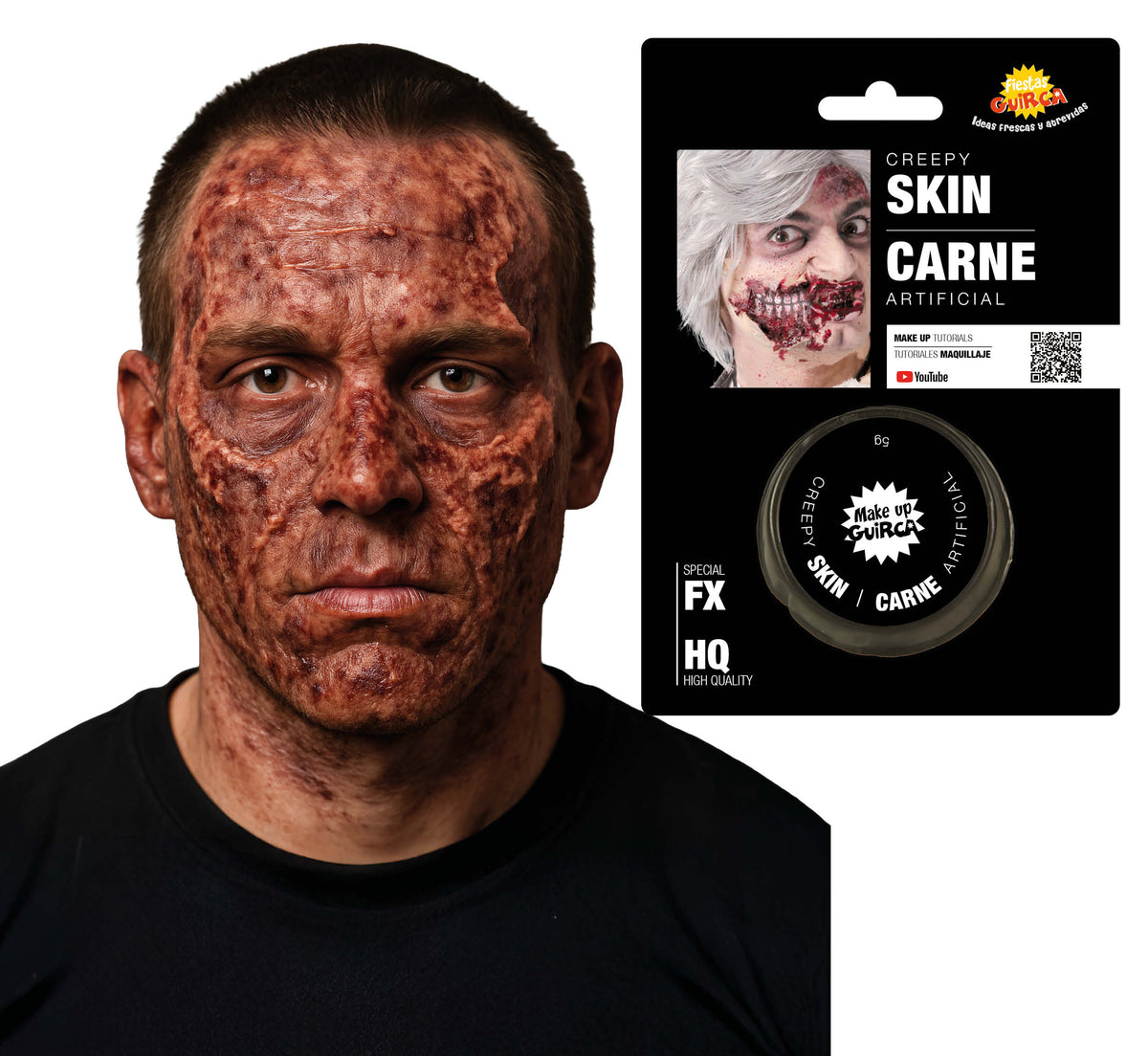 ხელოვნური ხორცი Creepy Skin 3.5 გრ