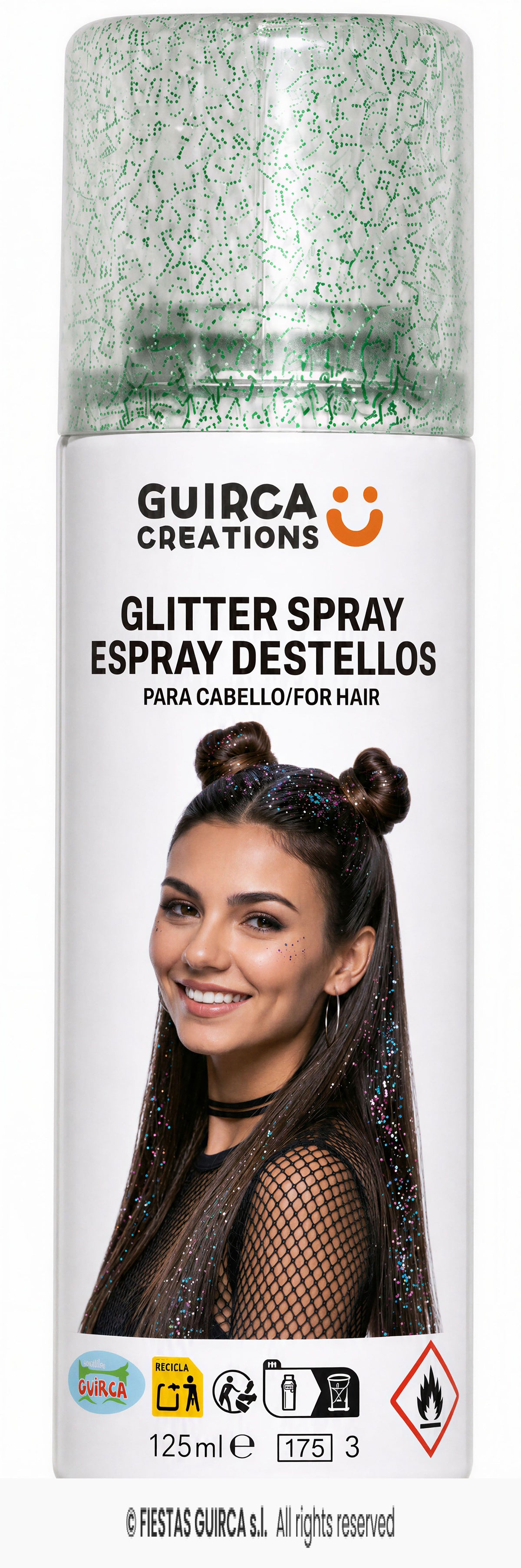 Colour Hairspray green 100 ml