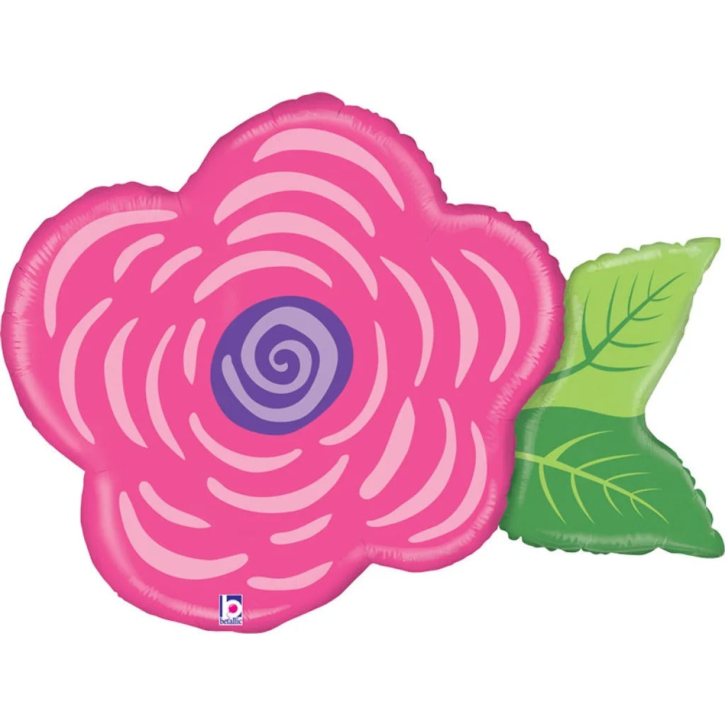 ფოლგირებული ბუშტი Pink Flower 93სმ