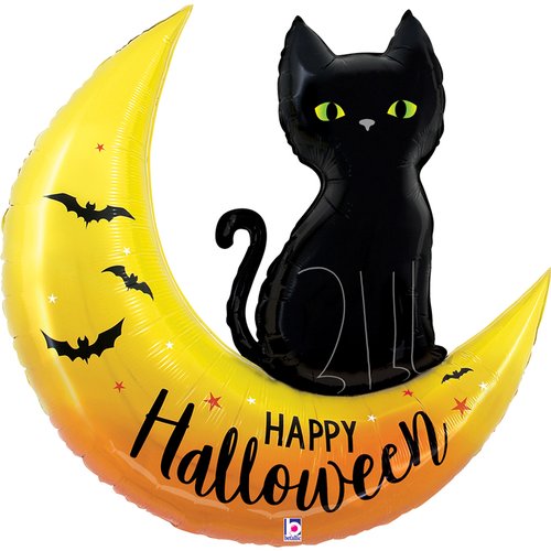 ფოლგირებული ბუშტი Halloween Moon 77x77 სმ