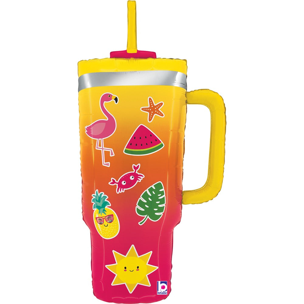 ფოლგირებული ბუშტი Summer Tumbler 84სმ