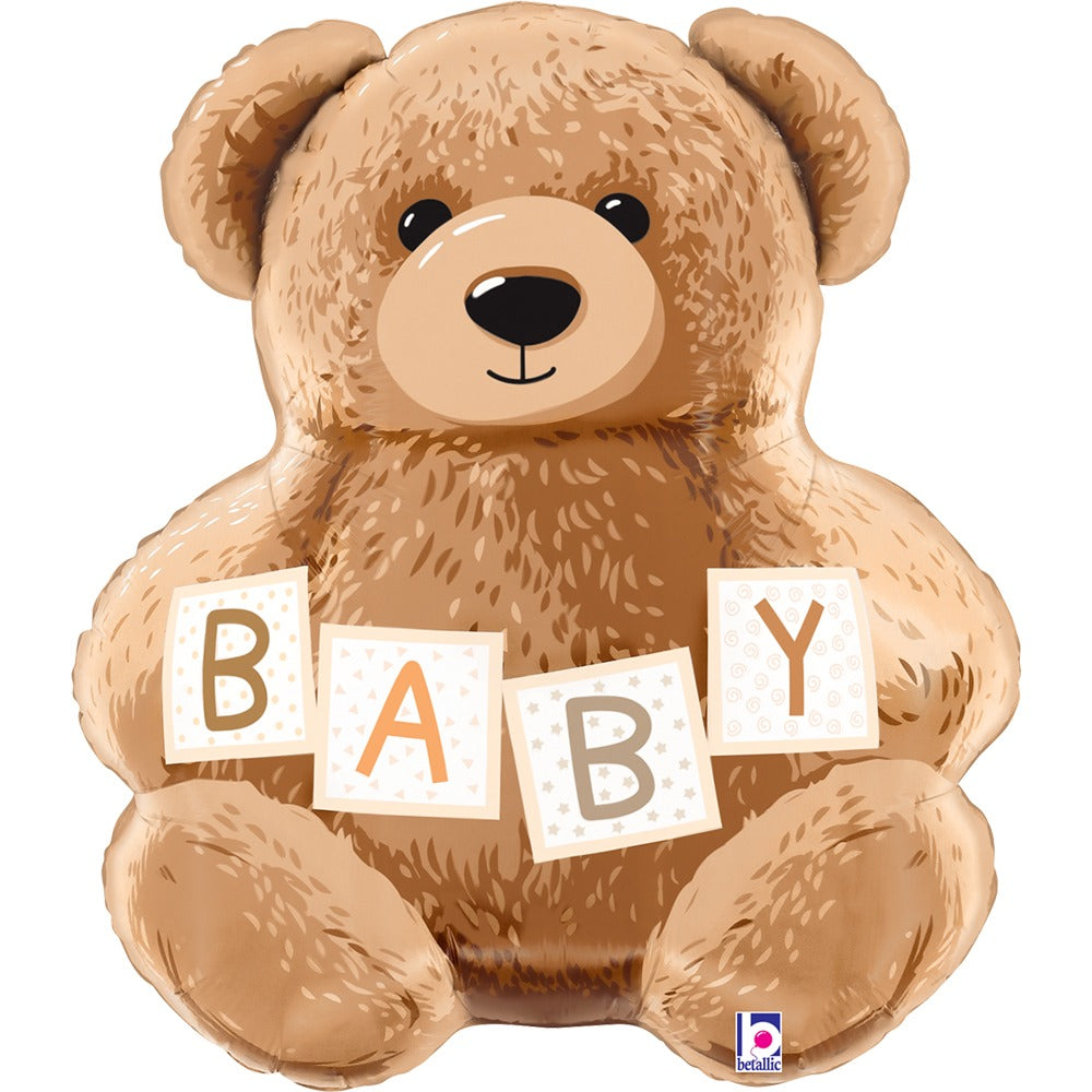 ფოლგირებული ბუშტი Baby Teddy Bear 61სმ
