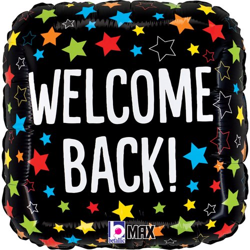 ბუშტი Welcome Back 32X32 სმ