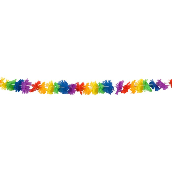 ყვავილების გირლანდა ჰავაი ქაღალდის 3 მეტრი Flower garland Rainbow