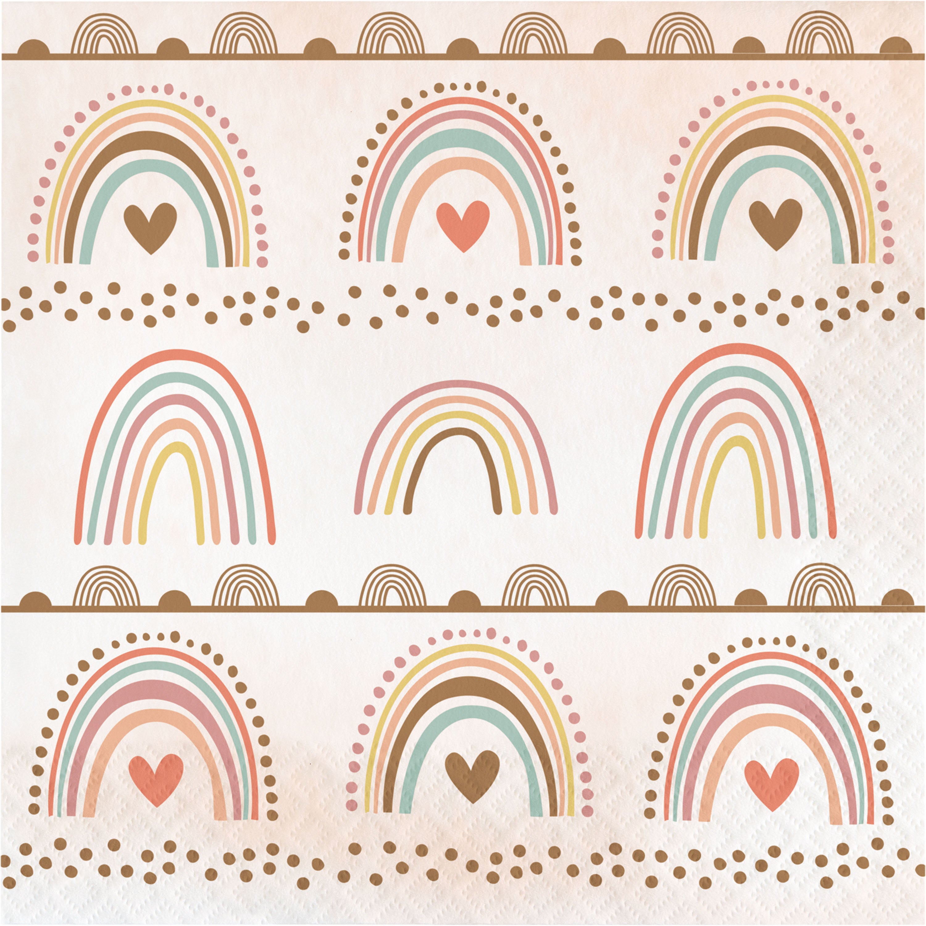 Paper napkin BOHO RAINBOW 16 pcs