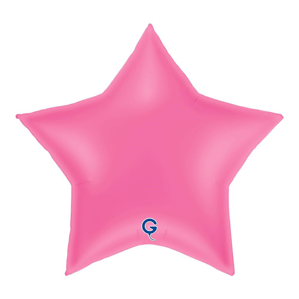 ფოლგირებული ვარსკვლავი ვარდისფერი BUBBLE GUM 91 სმ