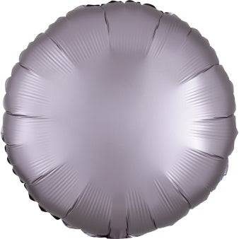 ფოლგირებული ბუშტი წრე ნაცრისფერი Standard Satin Luxe  43სმ