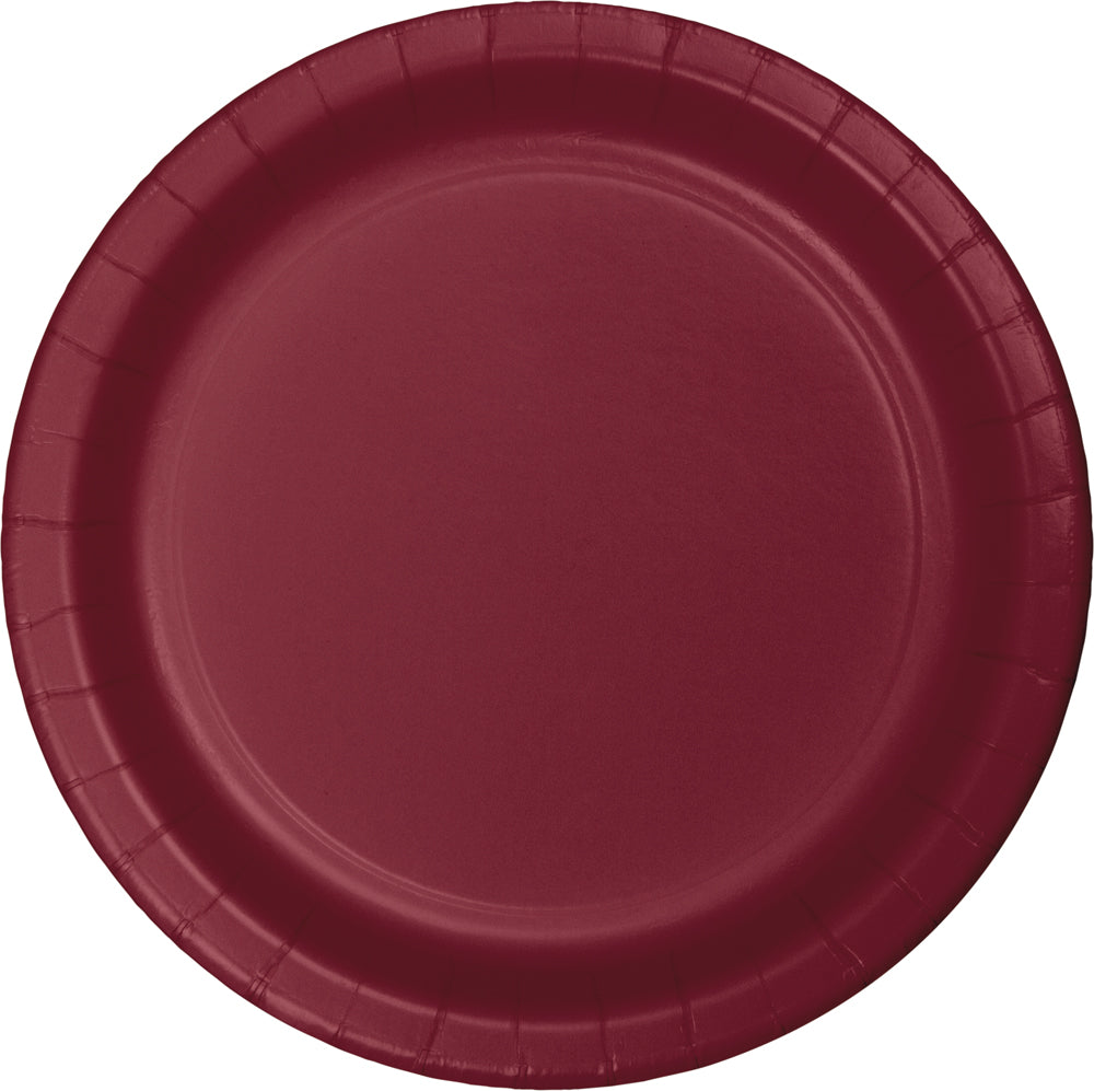 Colored paper plates 24 pcs