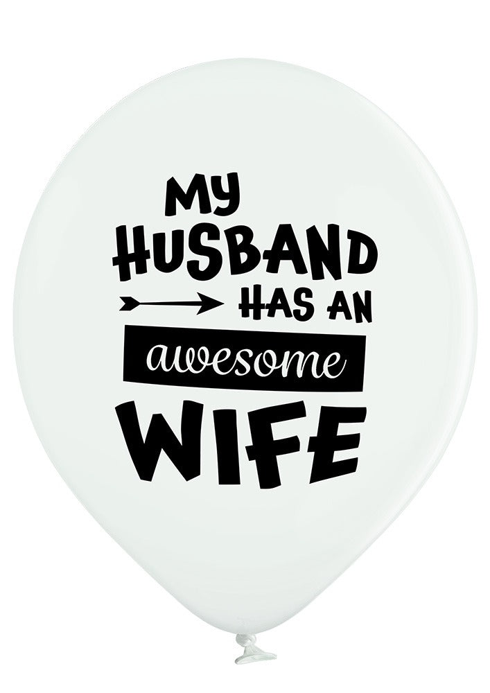 Latex balloon best husband ever different types 1 pc
