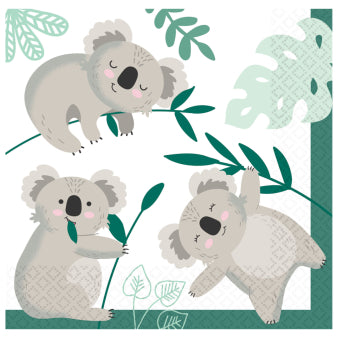 Paper napkin with koalas 16 pcs 33x33 cm