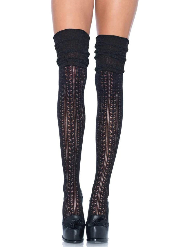High-neck knitted sock Serena different colors