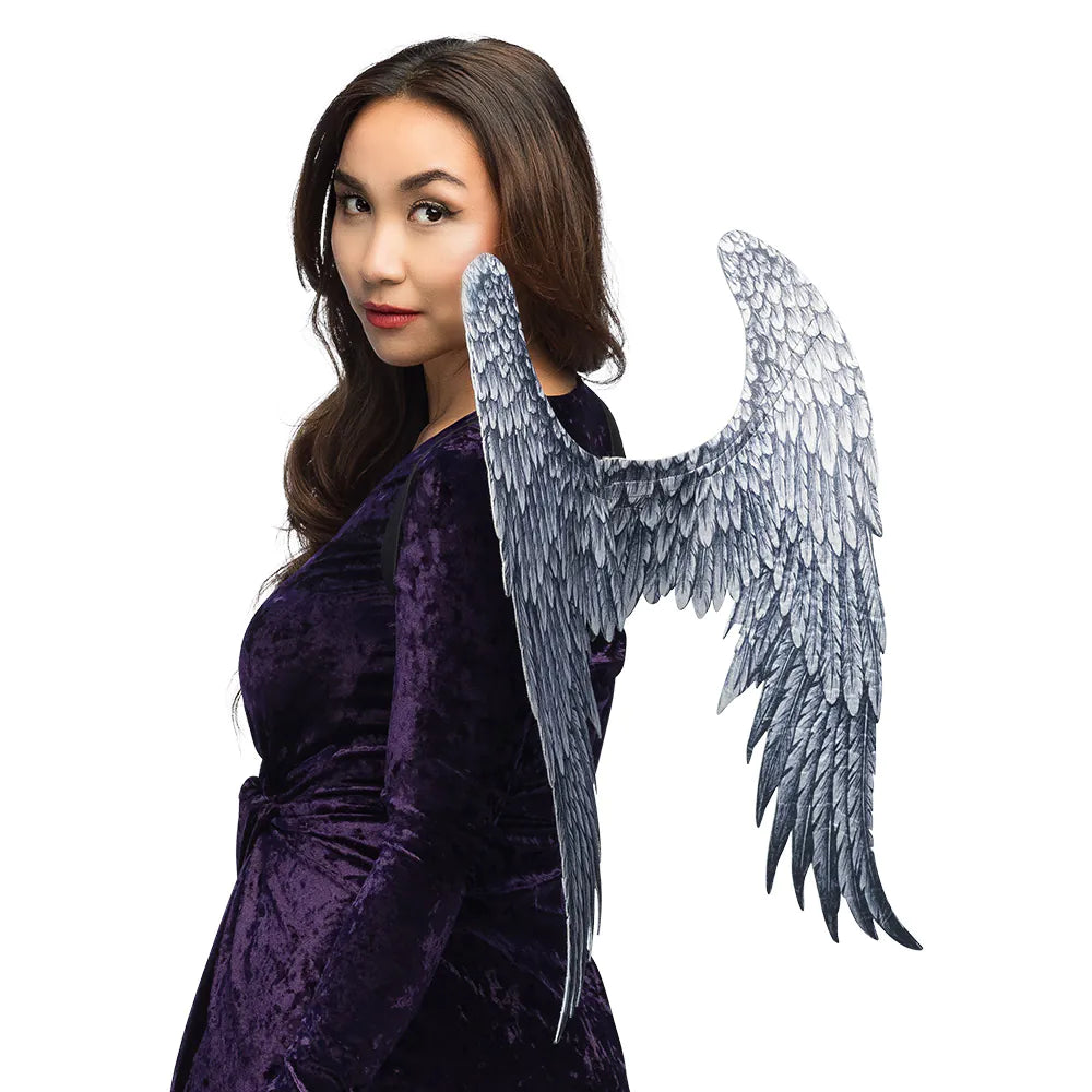 ნაცრისფერი ფრთები Michaella (68 x 55 სმ)