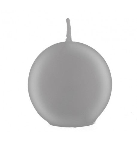 Metallic candle round diameter 6 cm different colors
