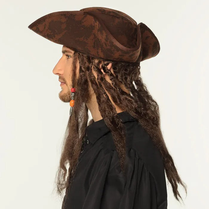 Hat with jack sparrow hair