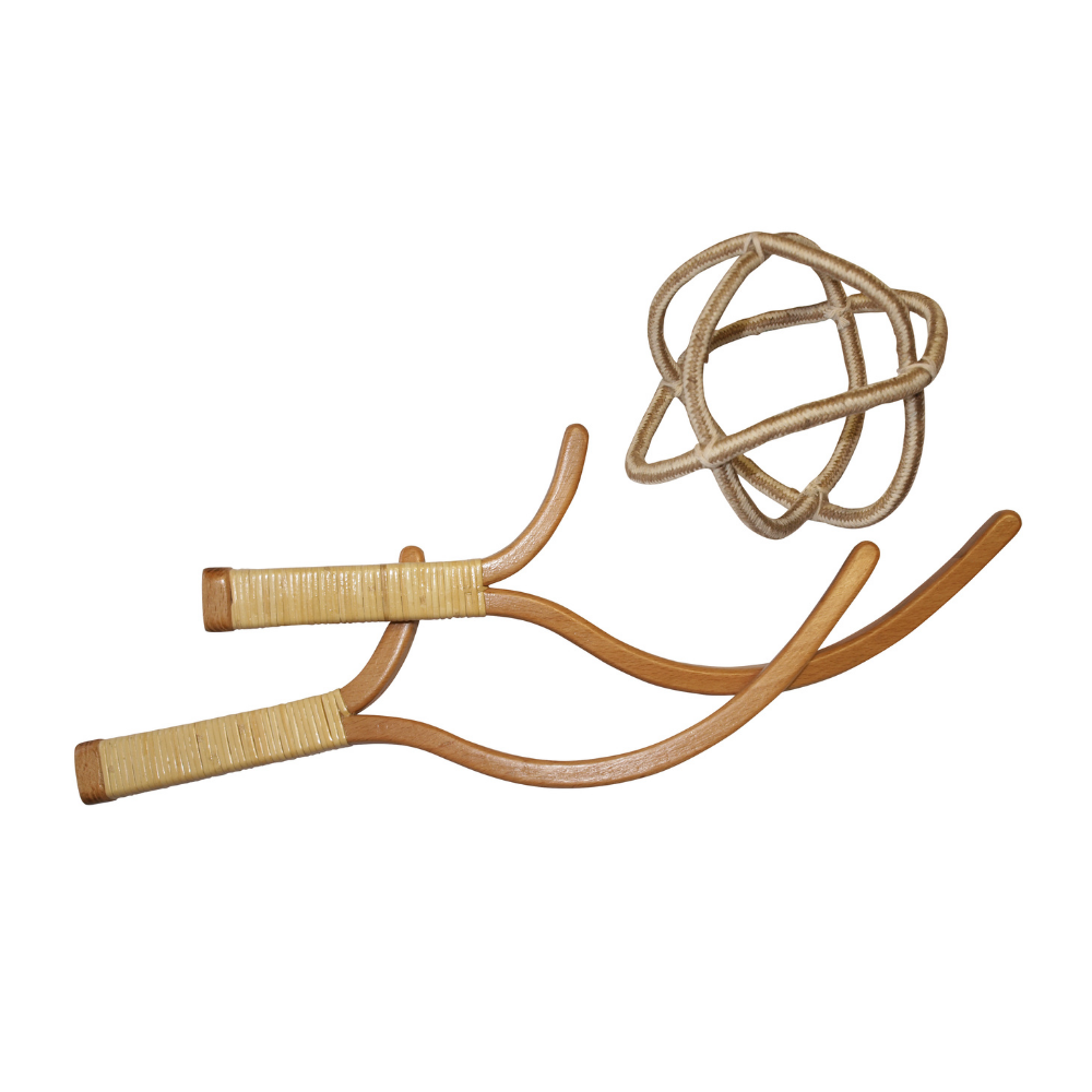 Game set CLASSIC JABBIT (wooden holder 2 pieces 42 cm and ball 1 piece)