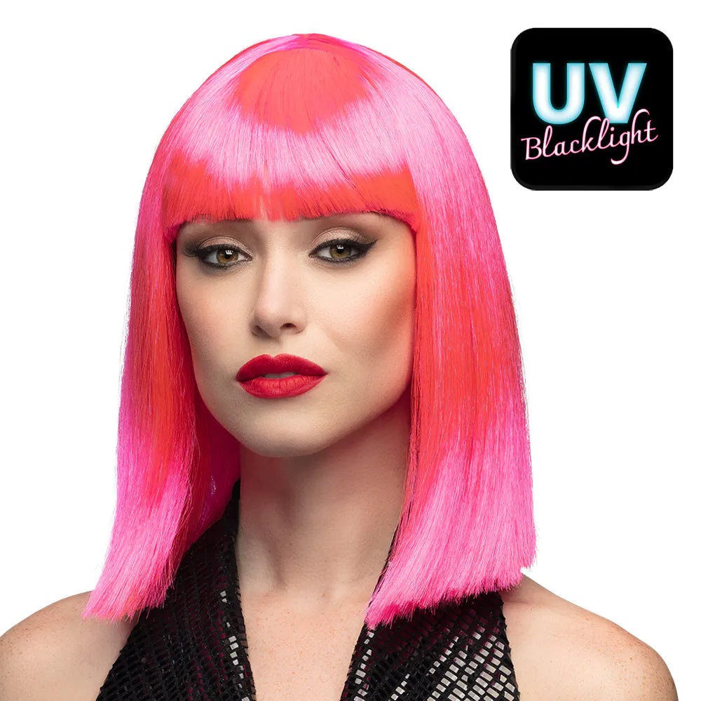 Colorful wigs with braids