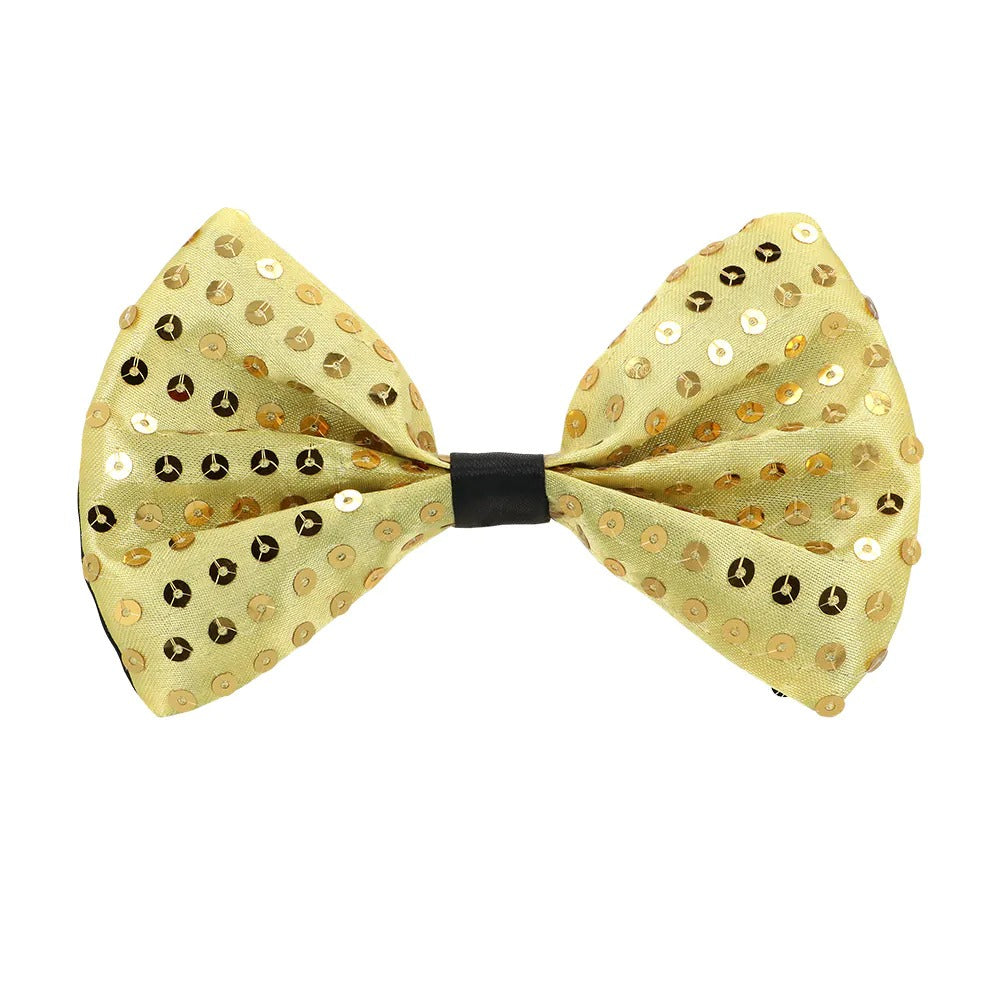 ოქროსფერი ნაკრები (ბაფთა და ჟილეტი)