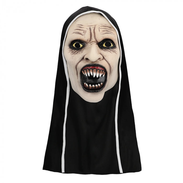 Latex Full Face Mask Nun