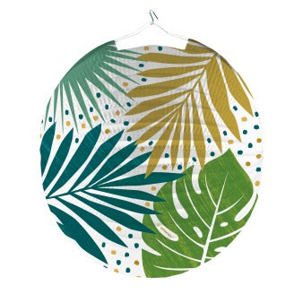 ლანტერნი სხვადასხვანაირი ფოთლებით 25სმ