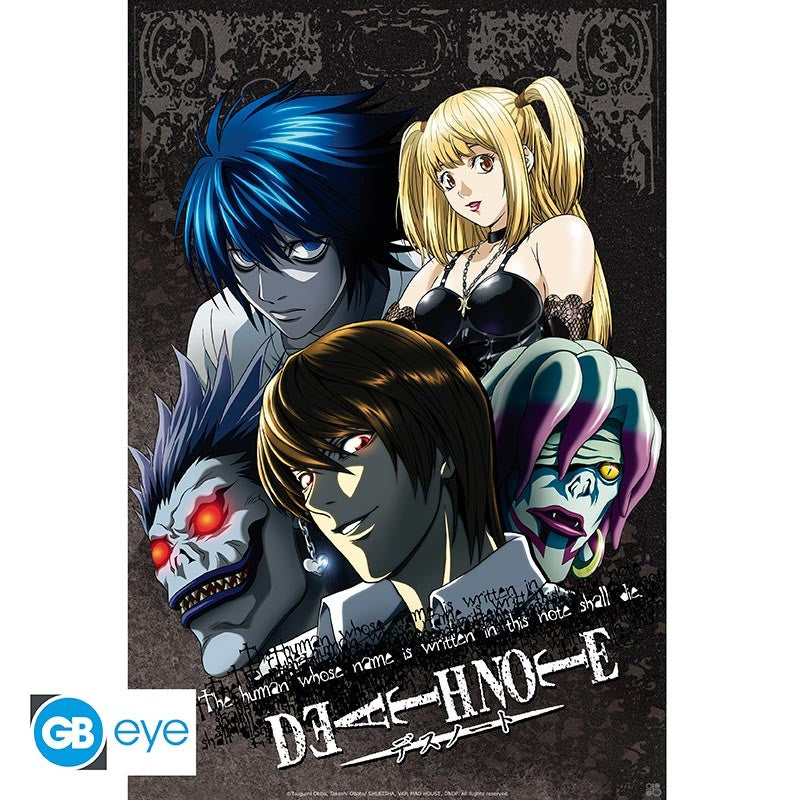 DEATH NOTE - პოსტერი "ჯგუფური" 52x38 სმ