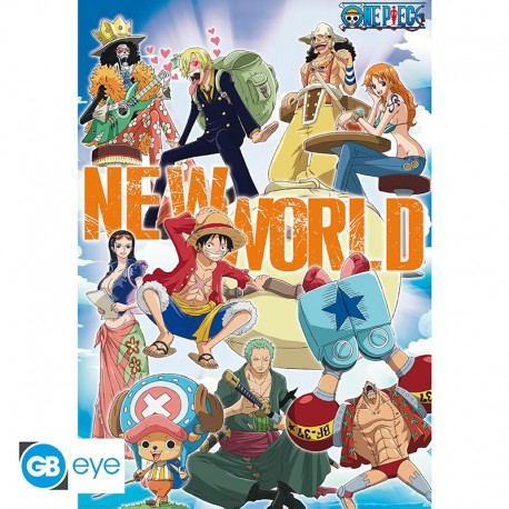 ONE PIECE-პოსტერი 91.5 x 61 სმ -New World Team