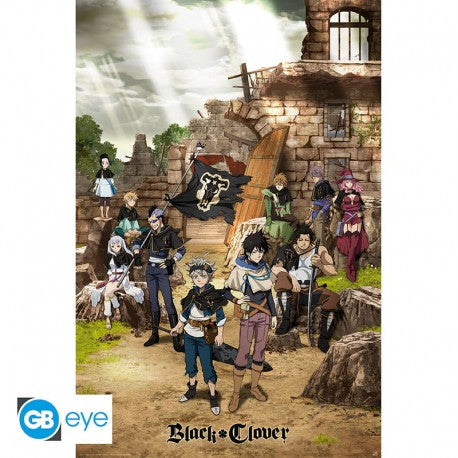 BLACK CLOVER - პოსტერი 91.5x61 სმ - Black Bull squad & Yuno