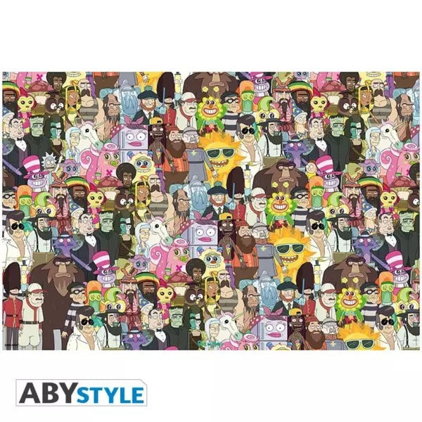 RICK AND MORTY - პოსტერი - Où sont Rick & Morty 91,5x61 სმ