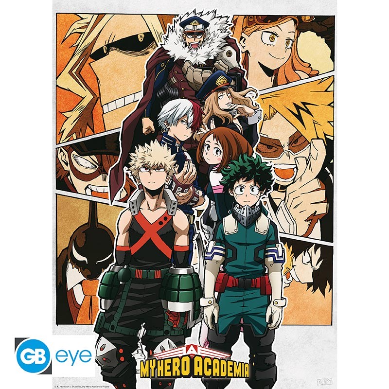 MY HERO ACADEMIA - poster "Group" 52x38 cm