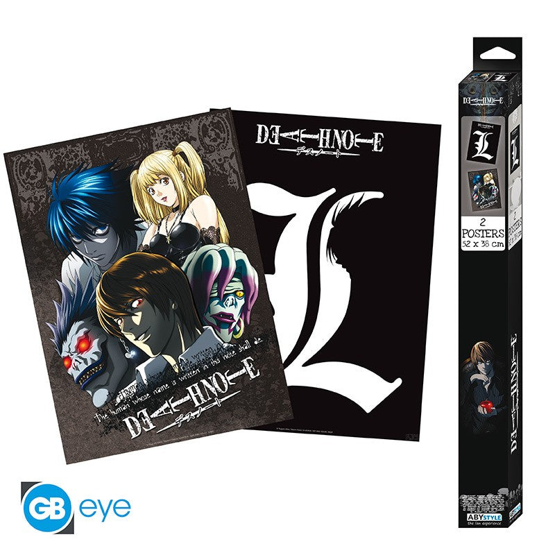 DEATH NOTE - 2 poster set L & Group 52x38 cm