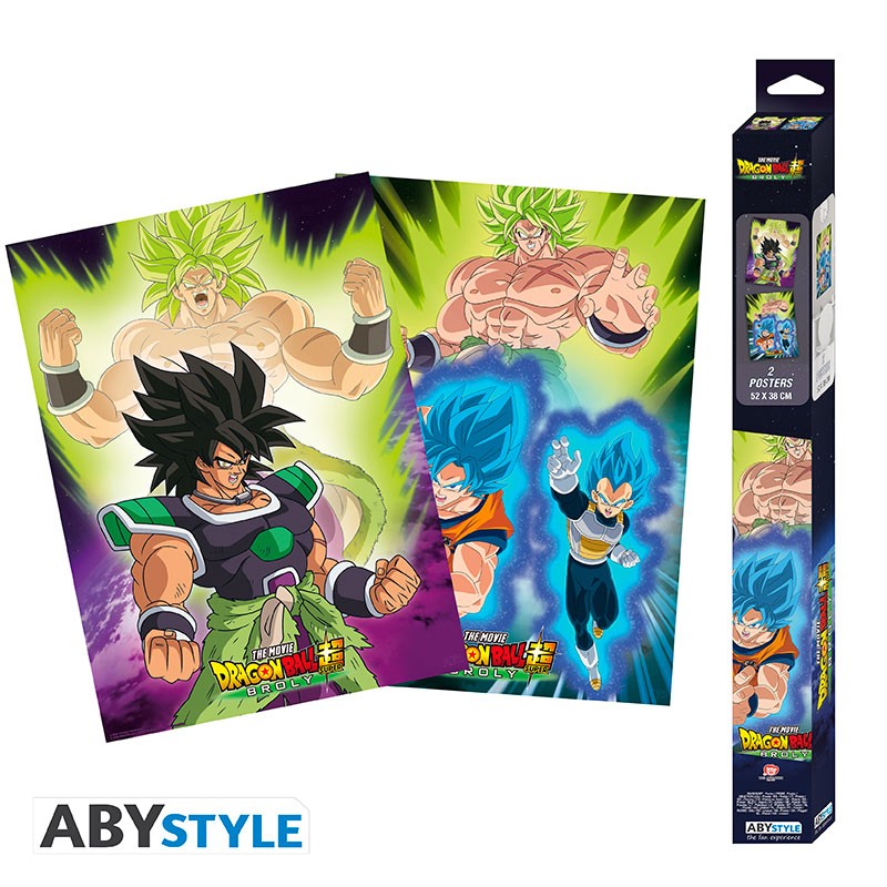 DRAGON BALL BROLY - Set of 2 posters - Broly 52x38 cm