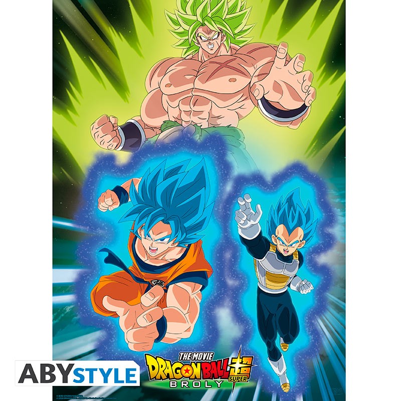 DRAGON BALL BROLY - Set of 2 posters - Broly 52x38 cm