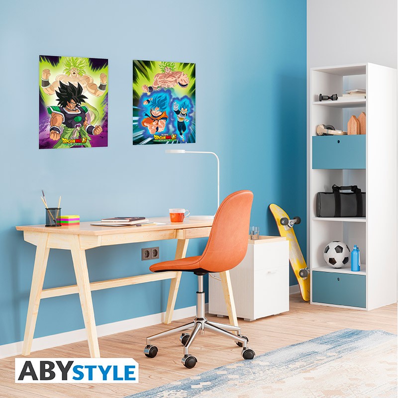 DRAGON BALL BROLY - Set of 2 posters - Broly 52x38 cm
