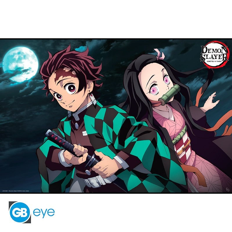 DEMON SLAYER - Poster 91.5x61 cm - Tanjiro & Nezuko