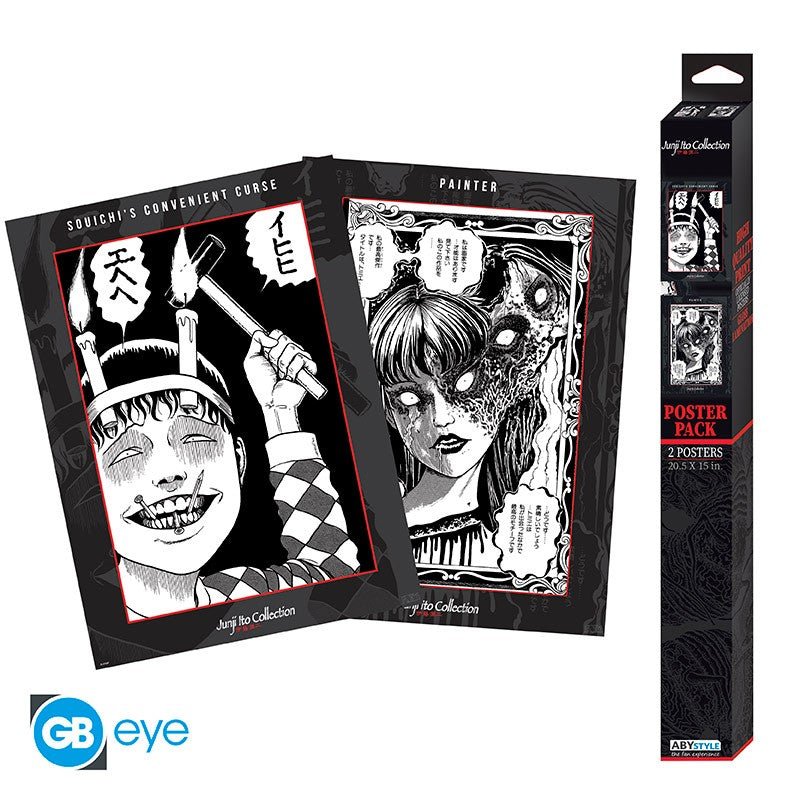 JUNJI ITO - Set of 2 posters 52x38 cm - Souichi and Tomie