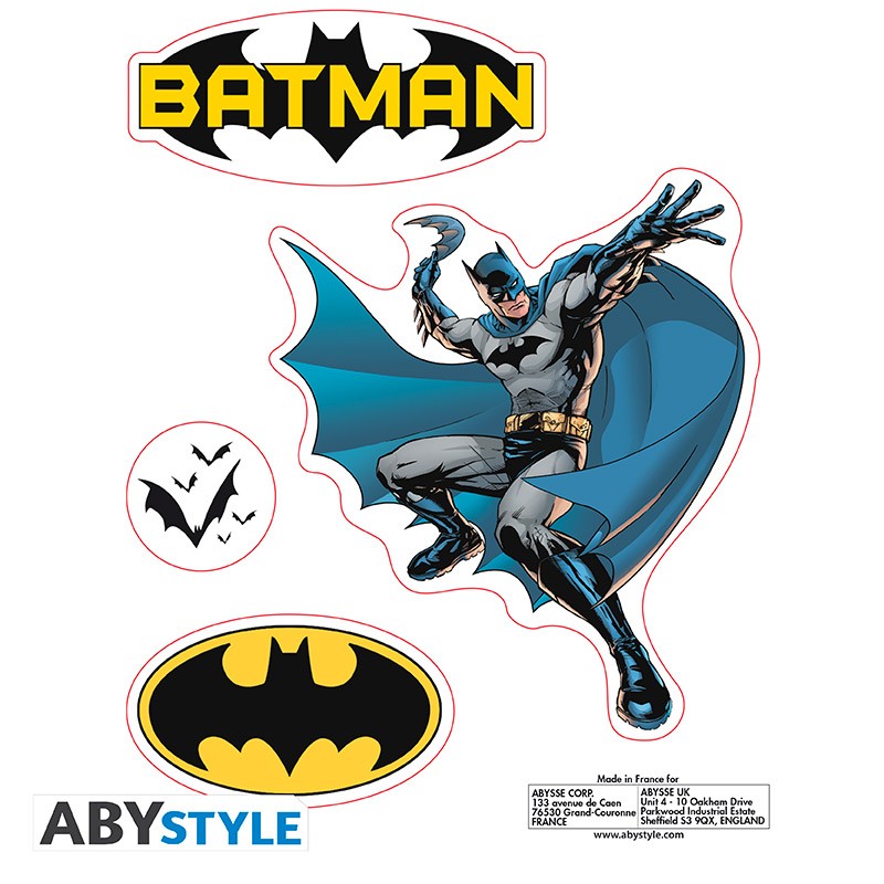 DC COMICS - Batman sticker set - 16x11cm/ 2 sheets
