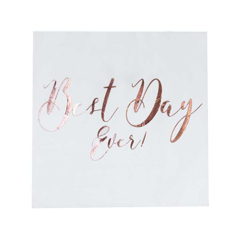 ქაღალდის ხელსახოცი Best Day Ever 20ც