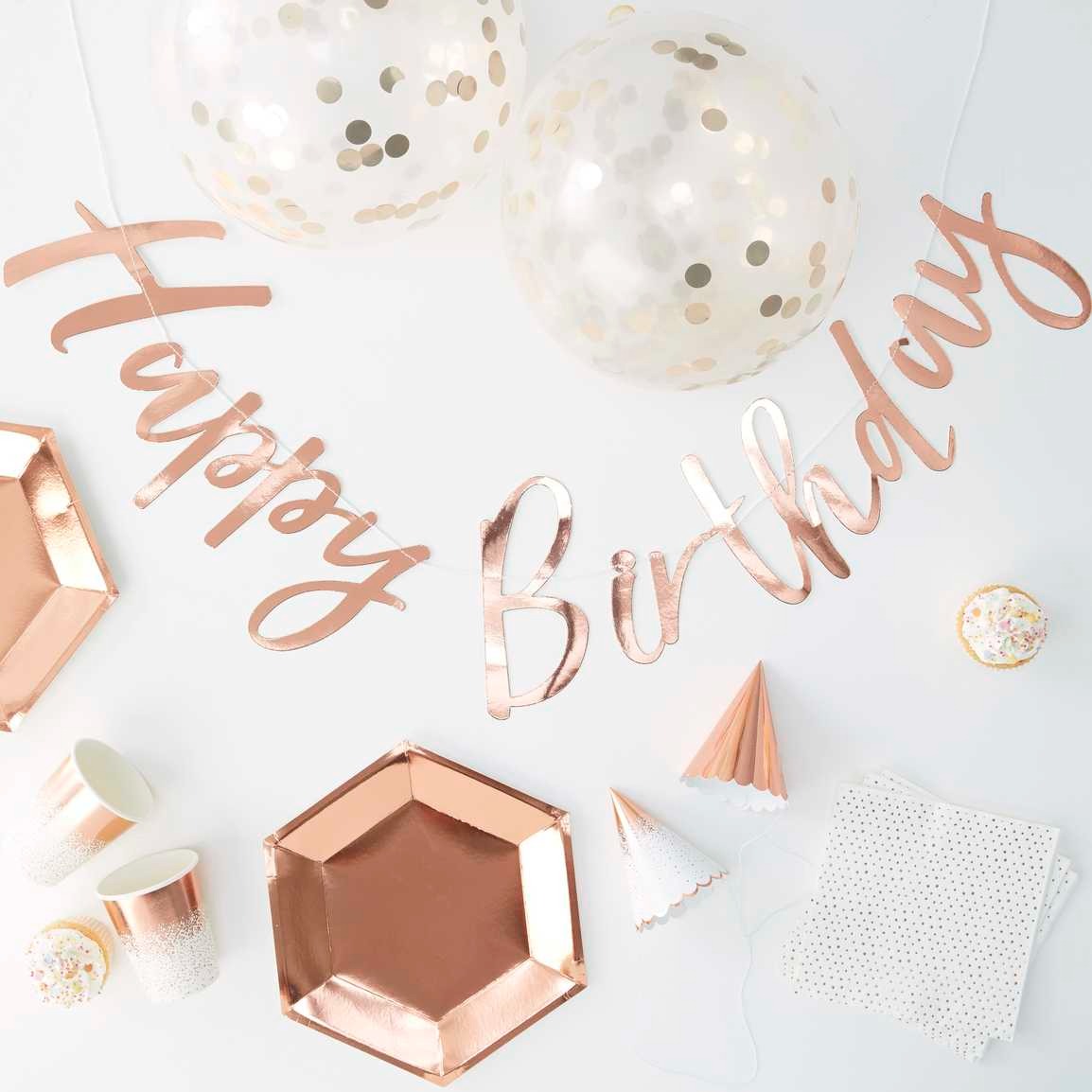 დაბ.დღის ნაკრები Rose Gold