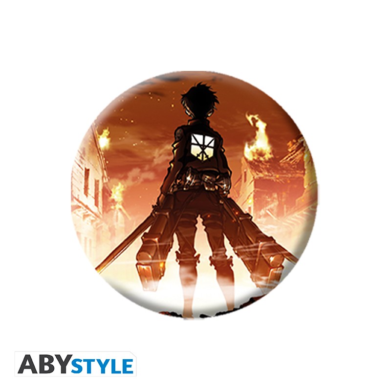 ATTACK ON TITAN - სამკერდეების ნაკრები - პერსონაჟები